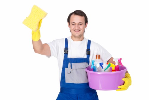 Professional carpet cleaning equipment in a Stratford business