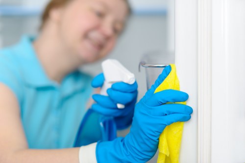 Waste handling and environmental compliance in cleaning services