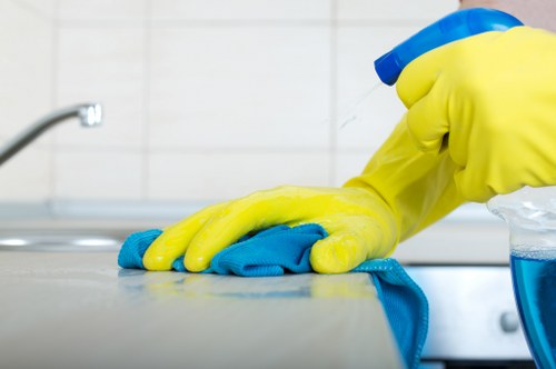 Fresh and sanitized mattress after professional cleaning in Stratford